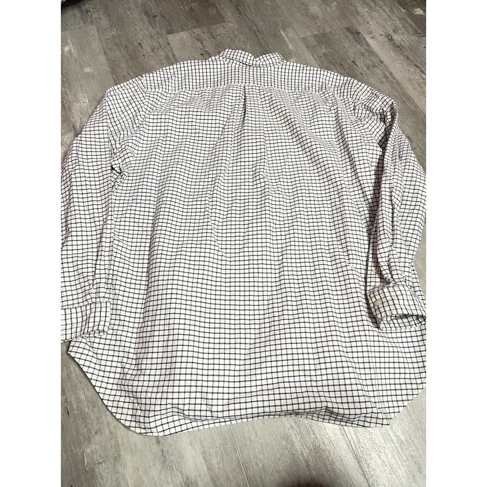 Ralph Lauren Polo Men's Classic Fit Blue Plaid Long Sleeve Button Down‎ 2XL Bag6